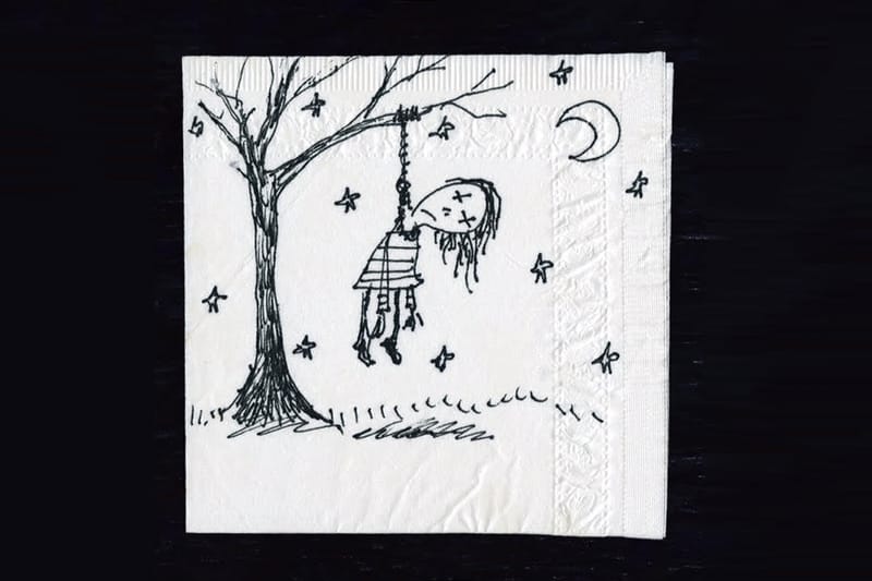 The Napkin Art of Tim Burton Book Hypebeast