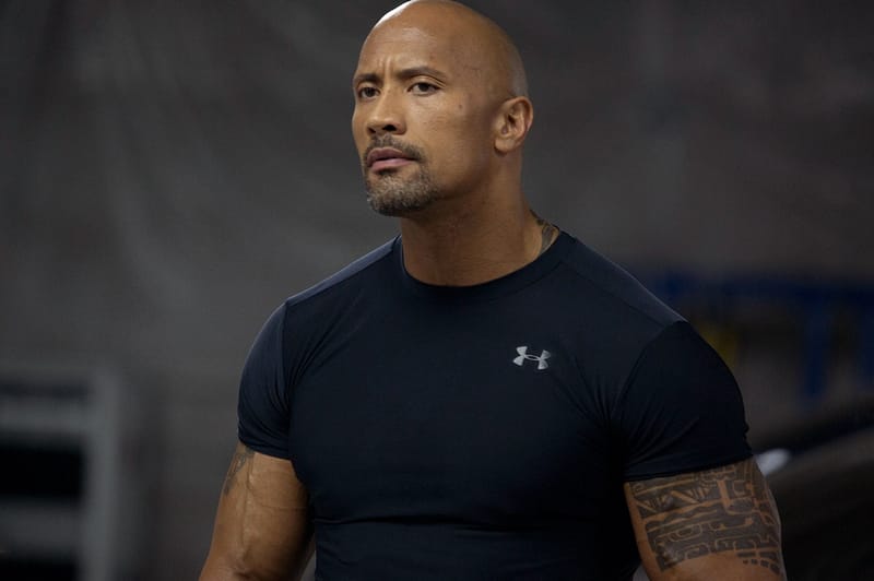 Dwayne johnson under 2025 armour t shirt