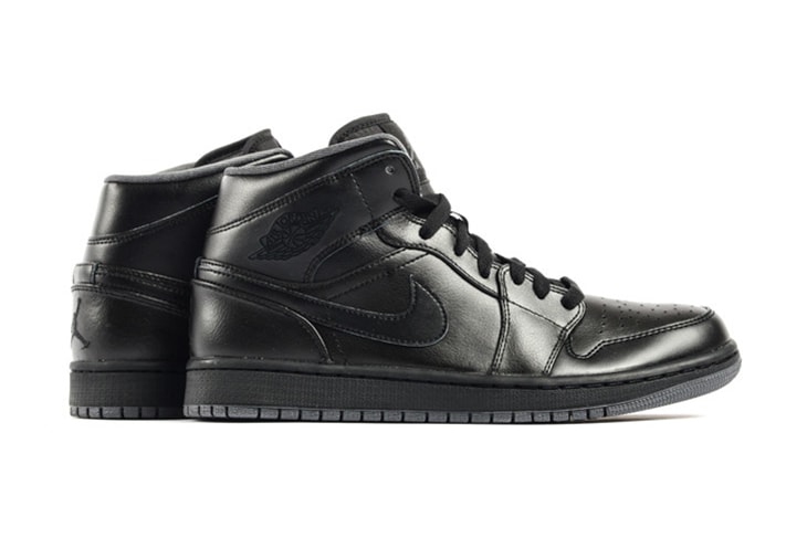 jordan 1 mid black gray