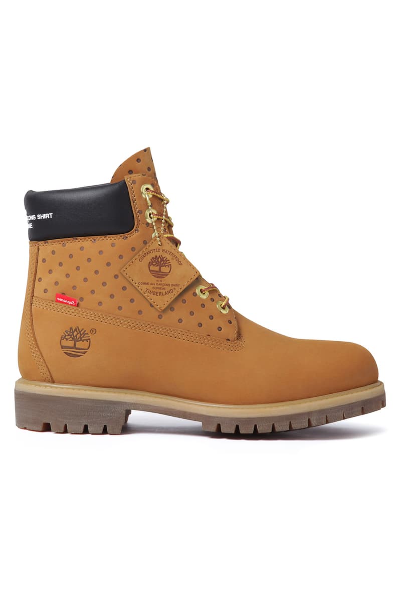 comme des garcons timberland