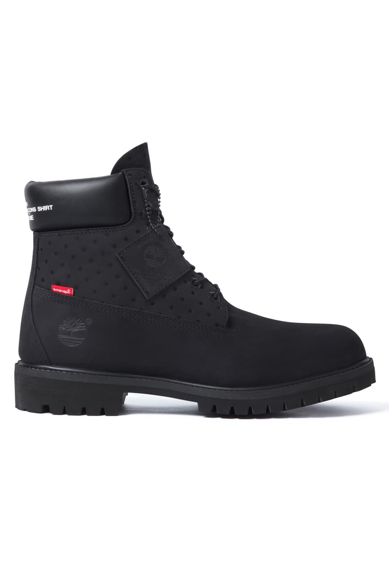 COMME des GARCONS SHIRT Supreme Timberland Boots | HYPEBEAST