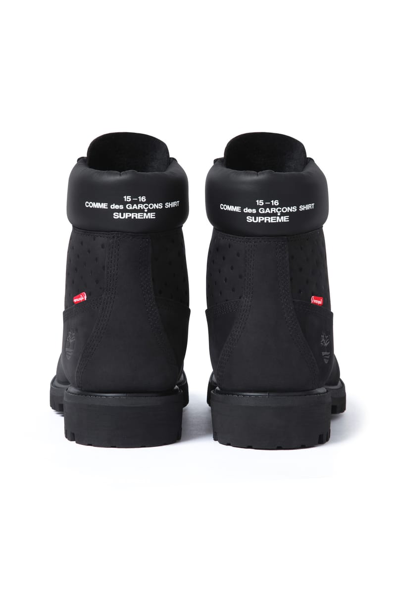 COMME des GARCONS SHIRT Supreme Timberland Boots | Hypebeast