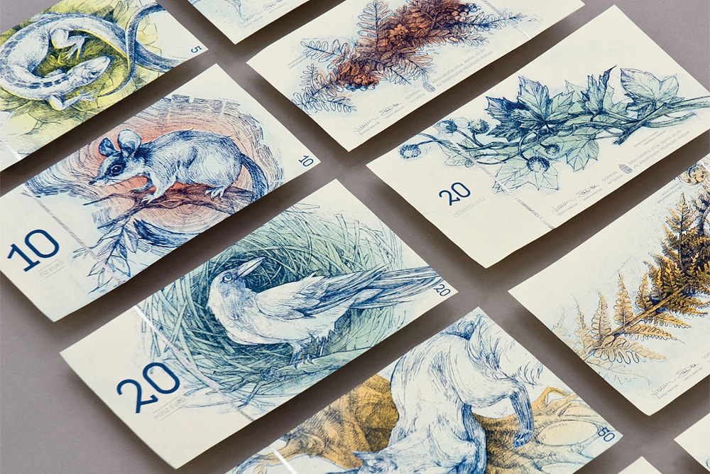 Студент-художник меняет дизайн евро с помощью детских книжных иллюстраций