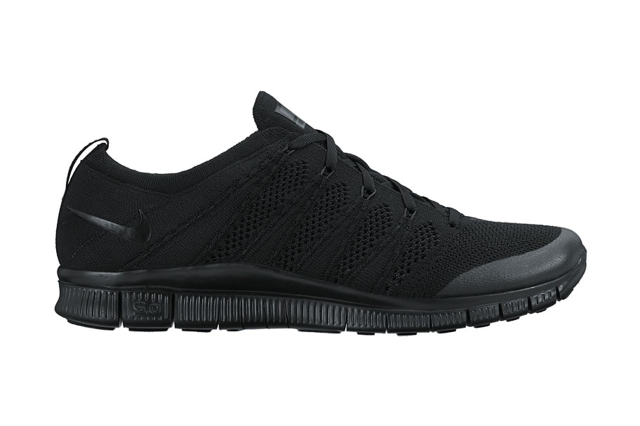 nike free flyknit nsw black