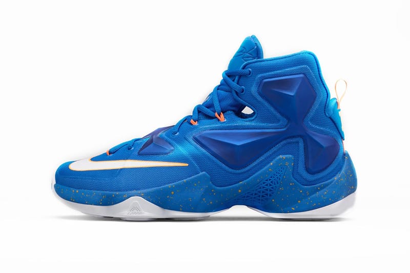 Lebron 13 on sale blue and red