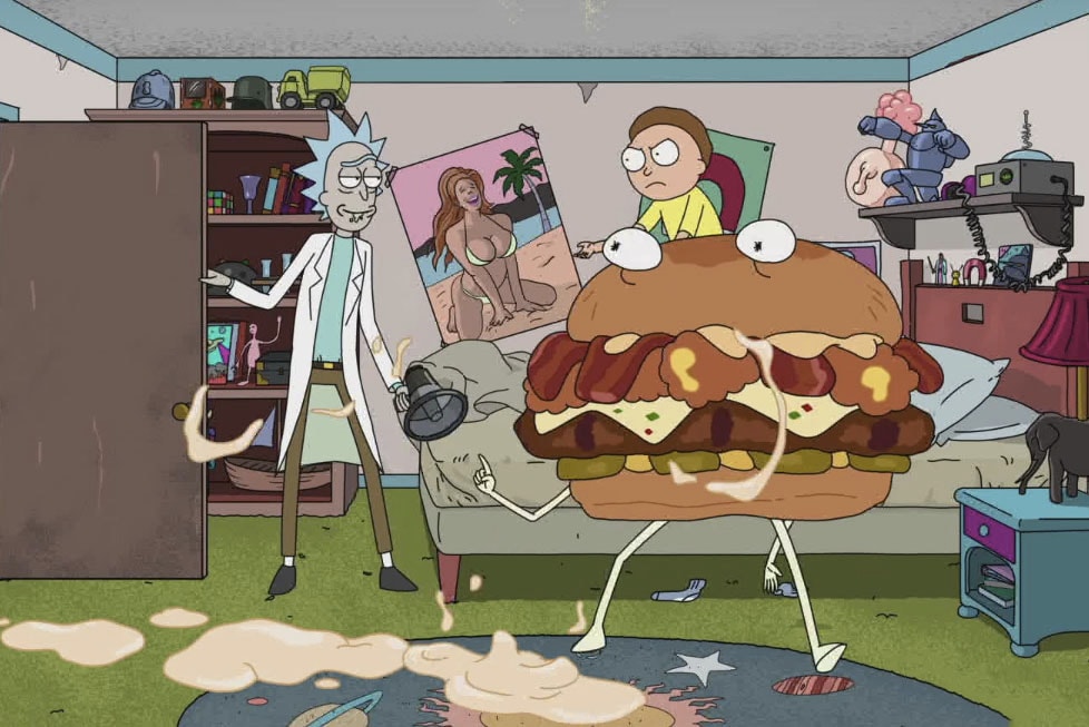 Rick and Morty Carls Jr Burger Video | Hypebeast