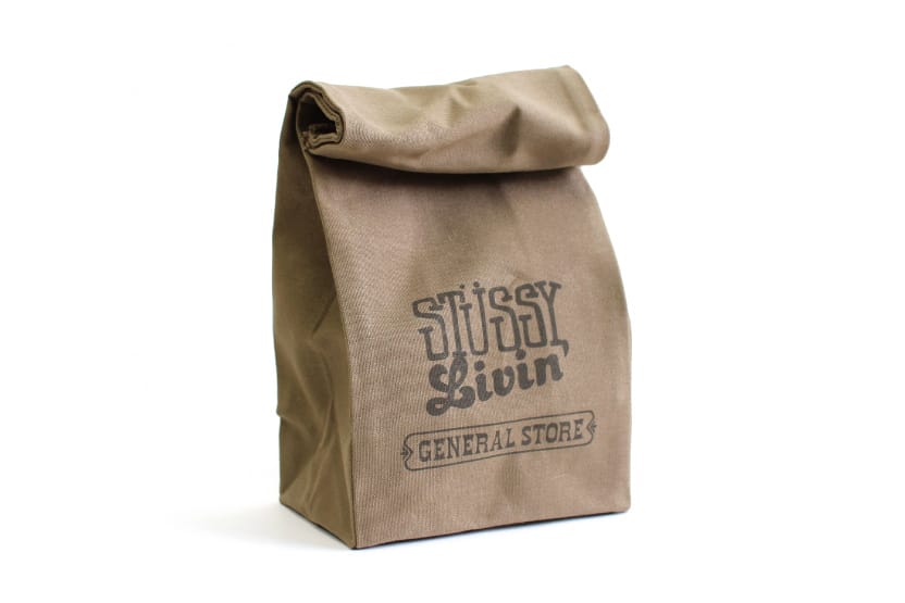 Stussy Livin General Store Brown Canvas Bag | Hypebeast