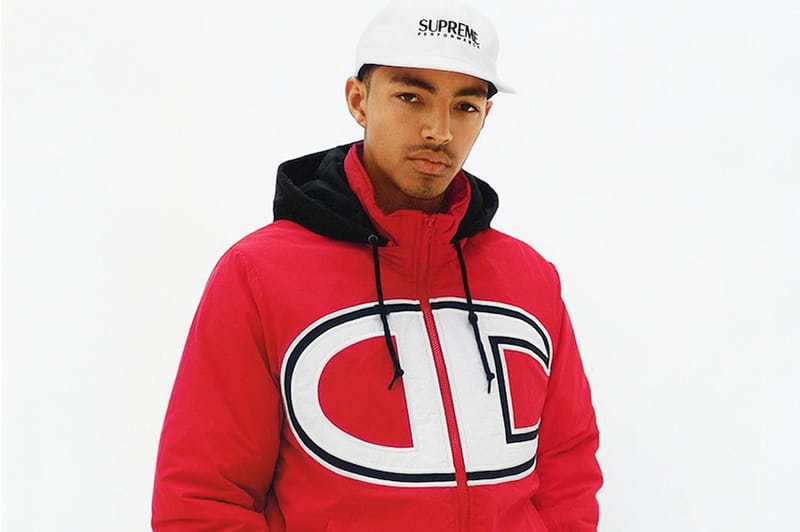 Supreme champion shop pullover parka red