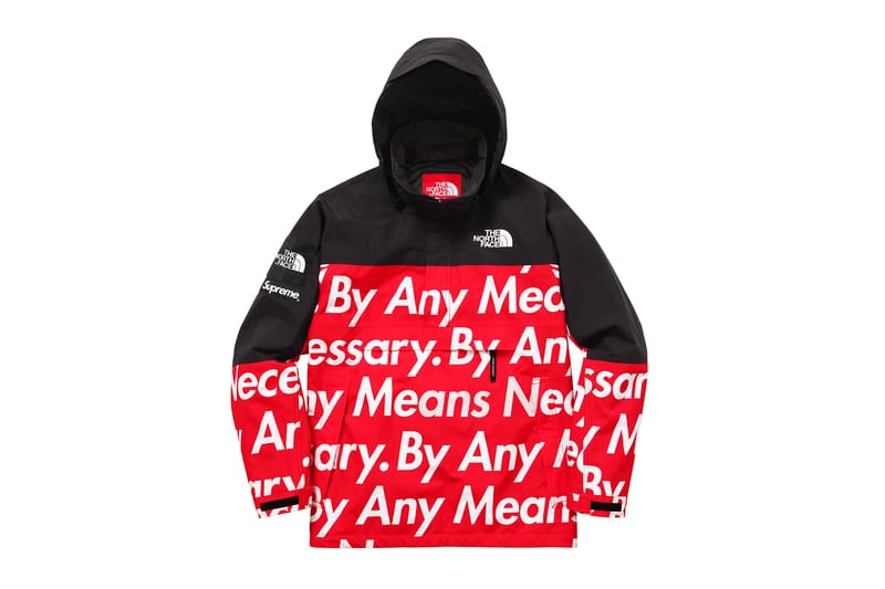 North face x supreme shop by any means necessary