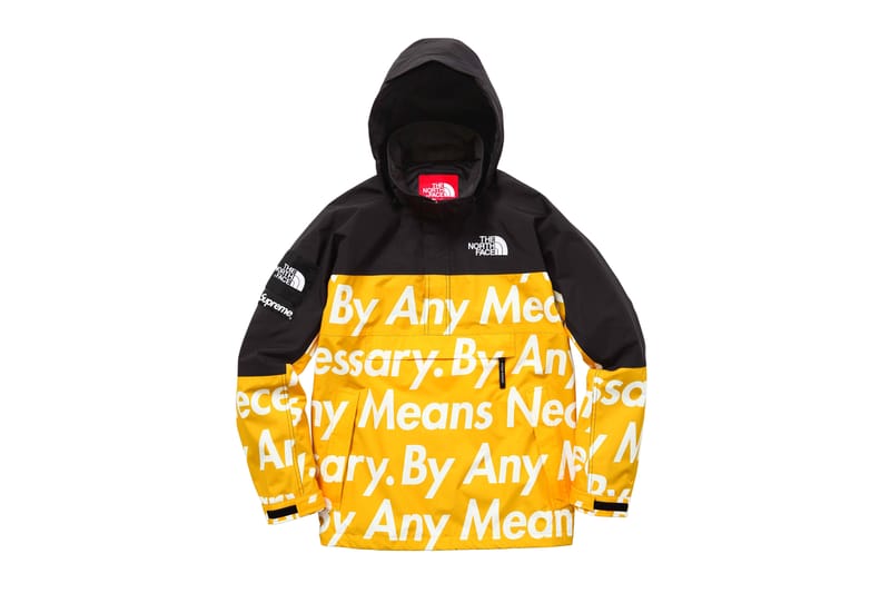 Piumino north face x cheap supreme