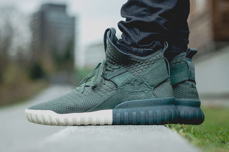 Tubular x cheap knit shoes