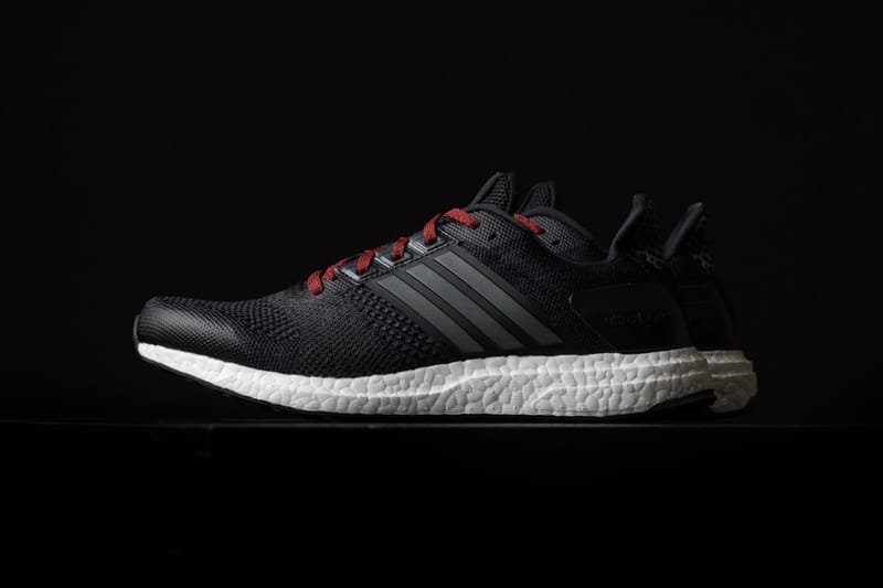 Black and store red ultra boost