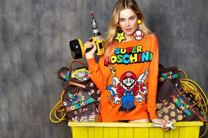 Moschino bowser discount hoodie