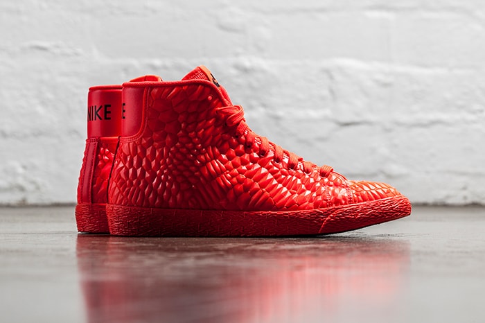 nike blazer red mid