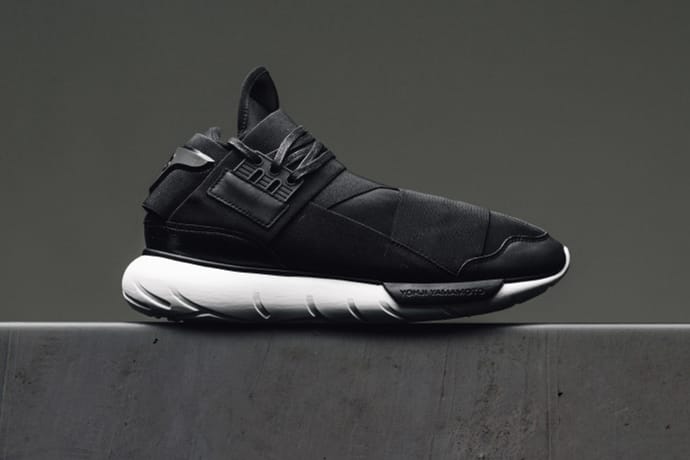 adidas y3 qasa high black white