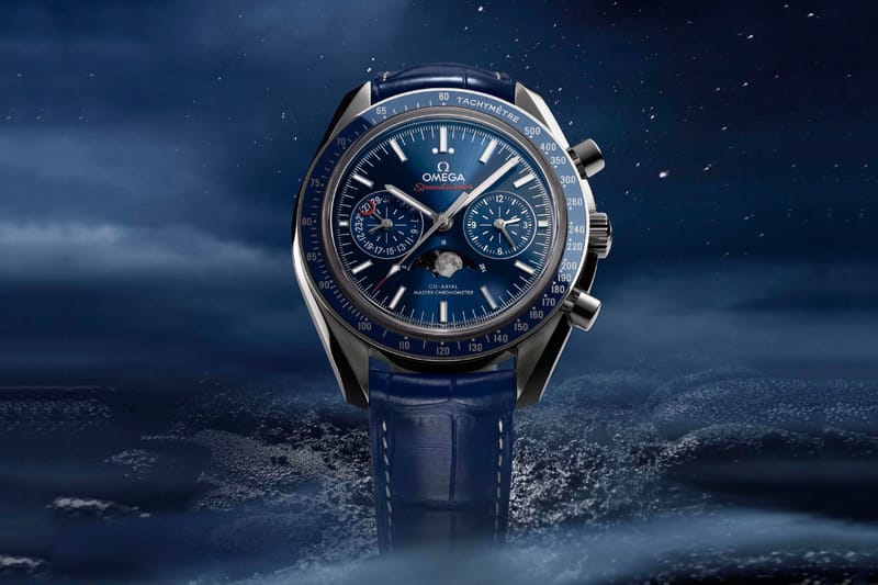 Omega speedmaster co axial moonphase sale