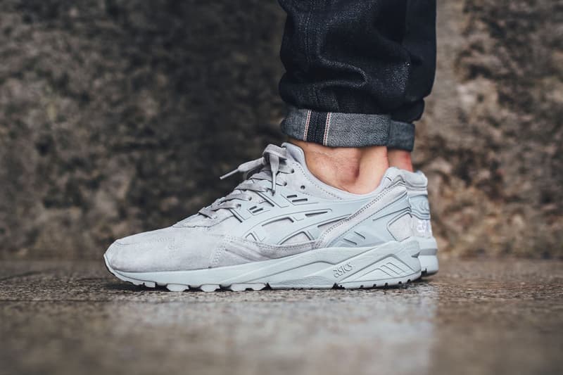 asics gel kayano trainer grey
