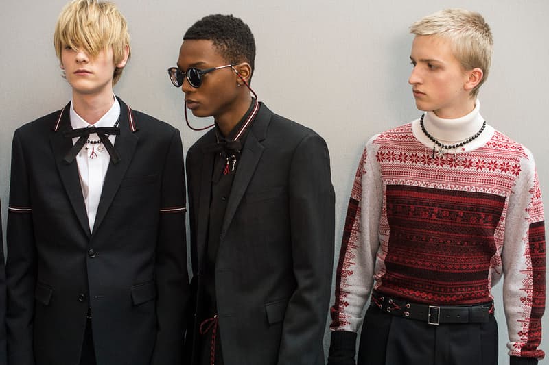 Backstage at Dior Homme's 2016 Fall/Winter Collection | Hypebeast