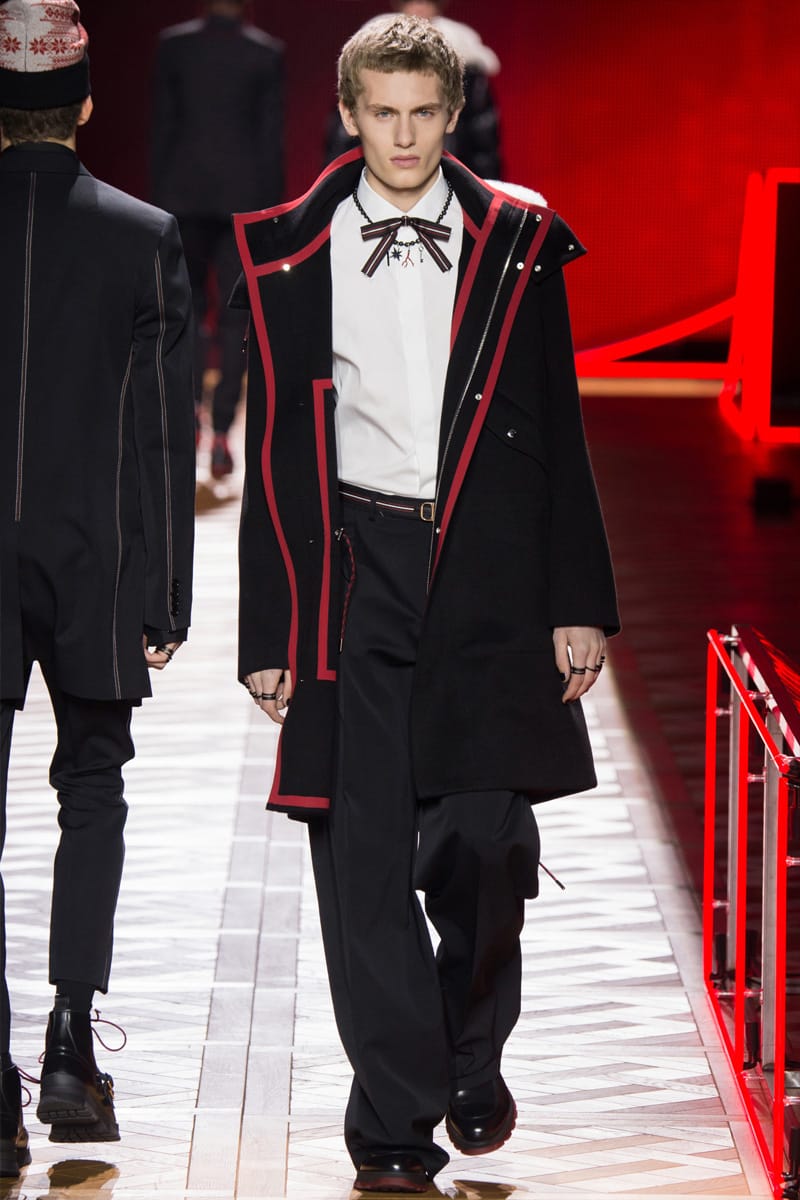 KRIS VAN ASSCHE コート 44 Dior homme Used] [Dior Homme] Trench coat with belt (men's) Size44 Navy