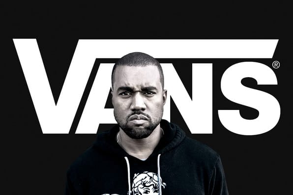 Kanye white vans hotsell