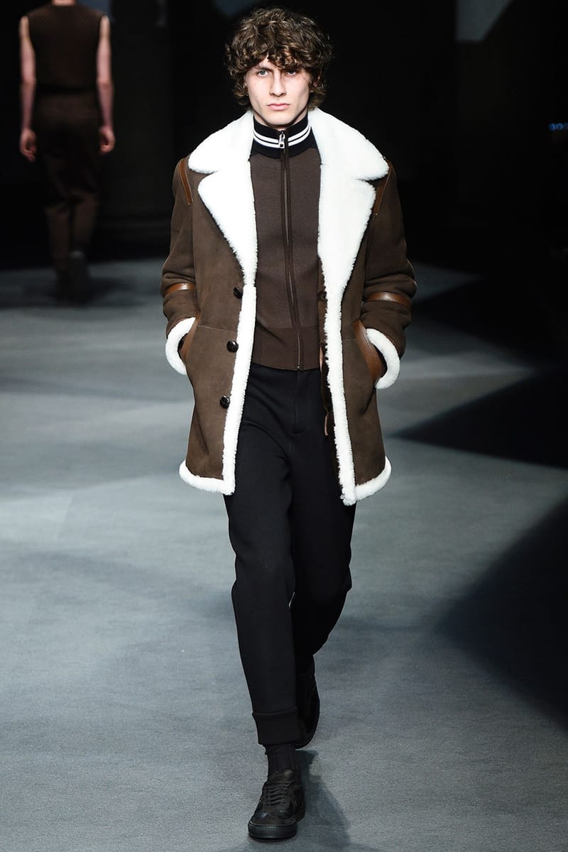 Neil barrett clearance shearling coat