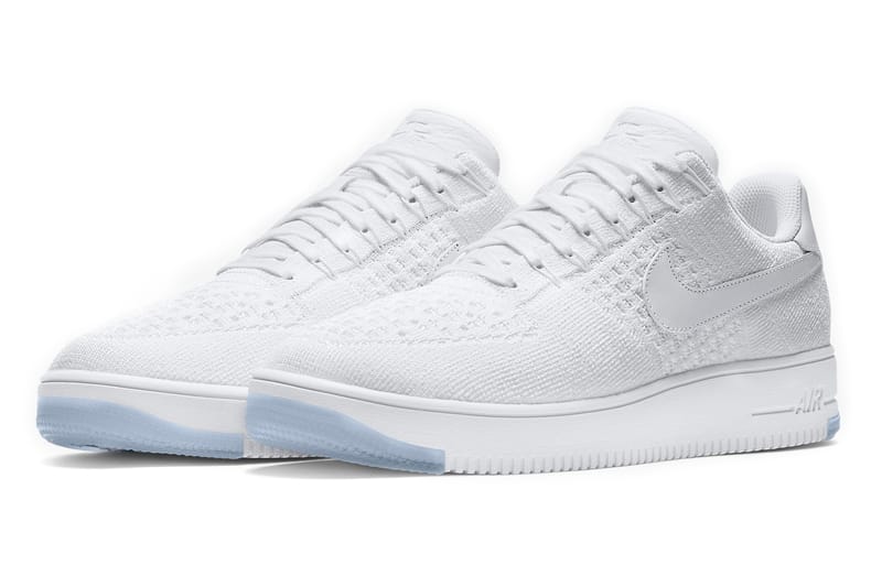 Air force sales one flyknit white