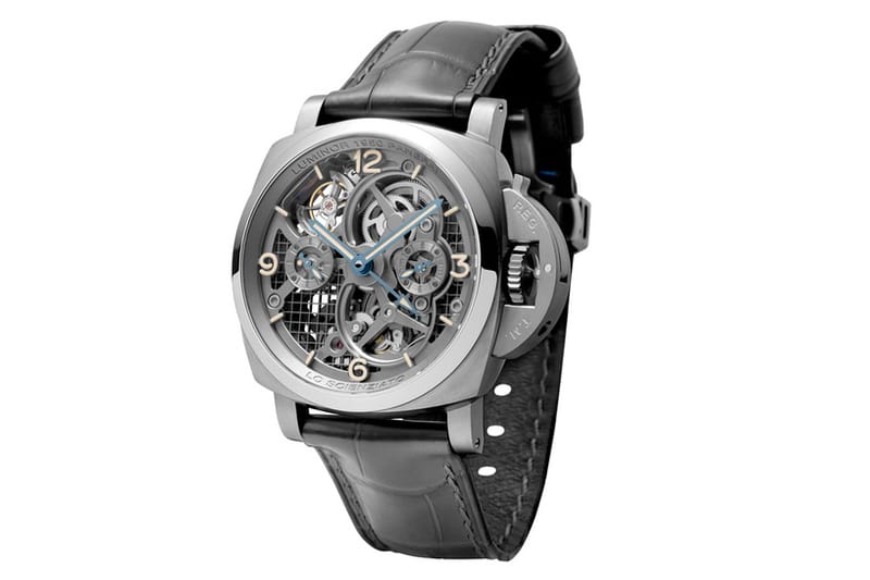 Panerai Lo Scienziato Luminor 1950 Tourbillon GMT Titanio Watch