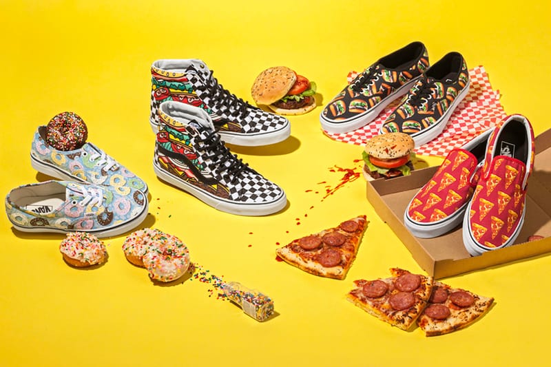 Vans store and burger