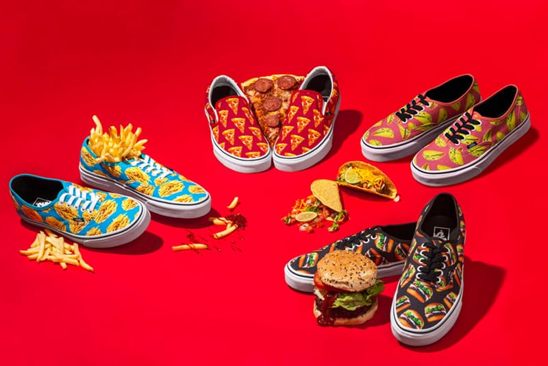 Vans pizza sale shoes