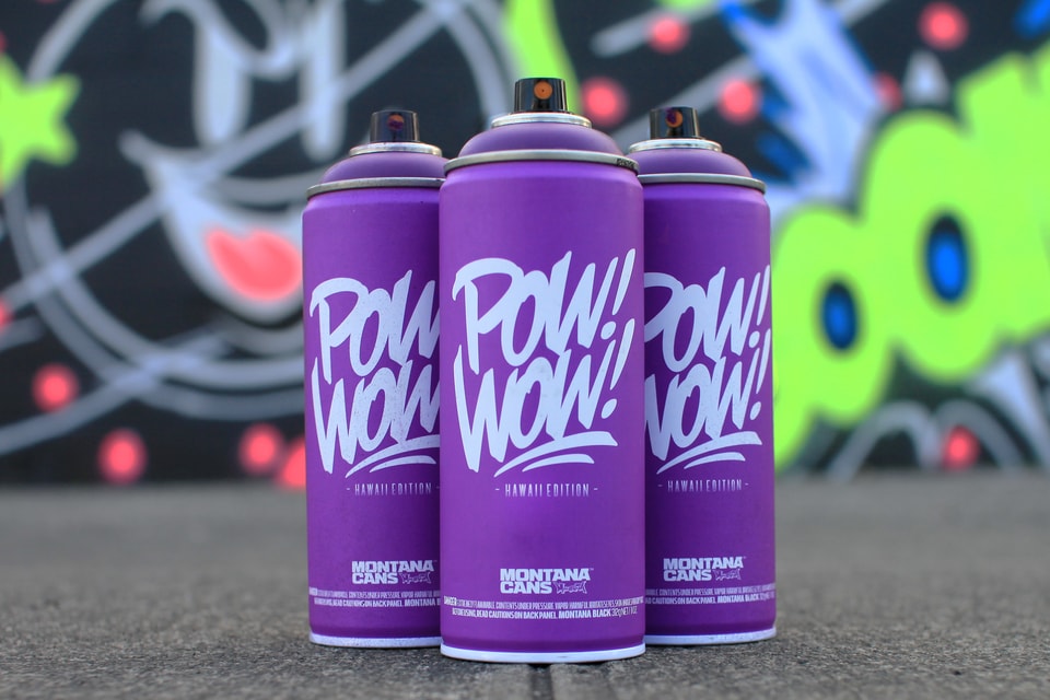 POW! WOW! Hawaii x Montana 2016 Limited Edition Spray Can Hypebeast