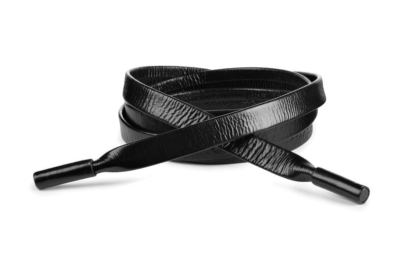 Black shoelace store belt $6500