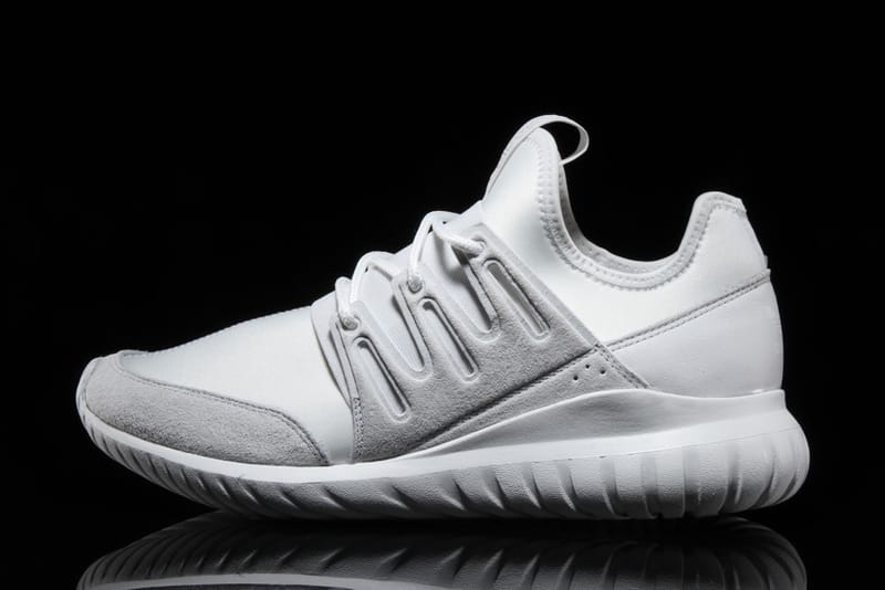 Adidas tubular shop radial white shoes