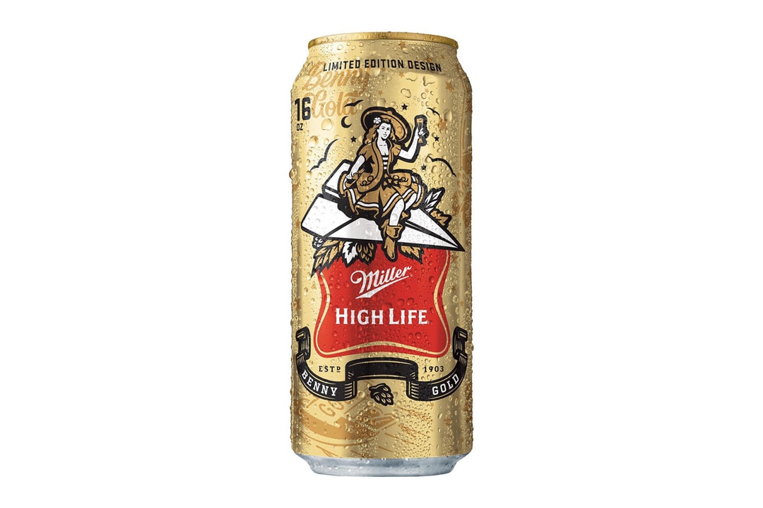 Benny Gold x Miller High Life, ограниченная серия, банка 16 унций