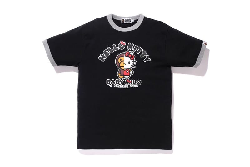 2016 sanrio store hello kitty baby milo bape t shirt