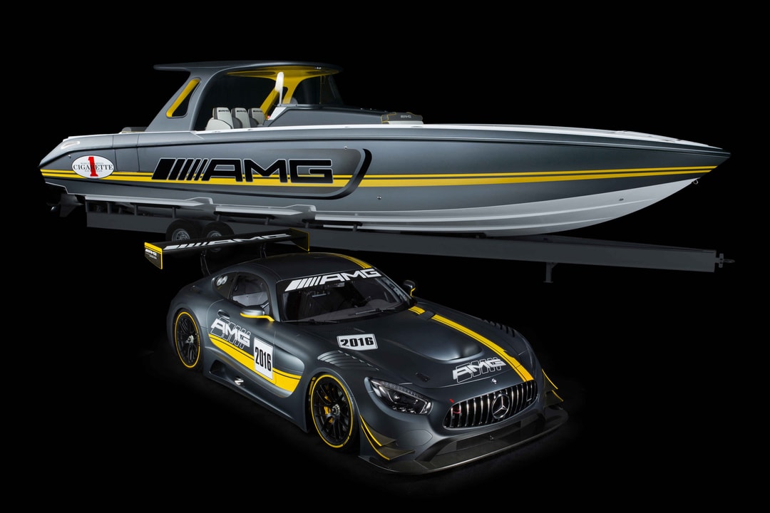 Взгляните на гоночную лодку в стиле Mercedes AMG GT3
