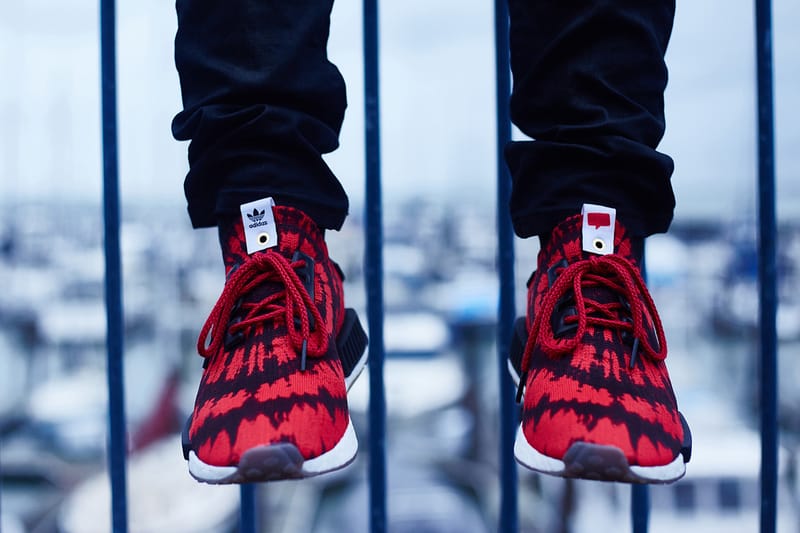 Nice kicks x adidas consortium nmd store r1 pk