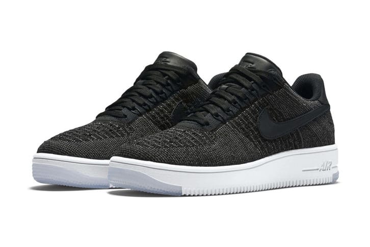 Air force 1 flyknit high black sale