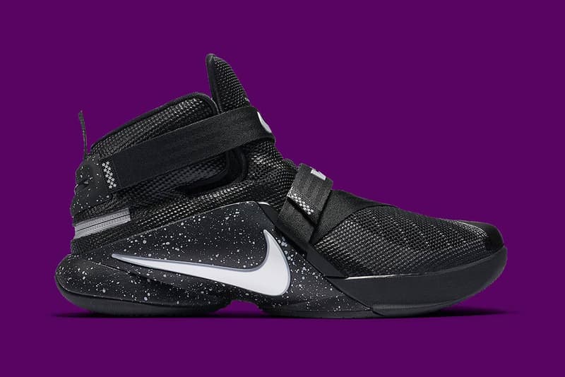 Nike LeBron Soldier 9 Flyease Black White Sneakers | HYPEBEAST