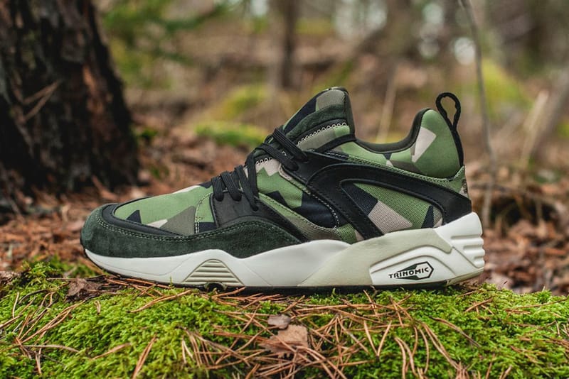 Puma camo trainers best sale