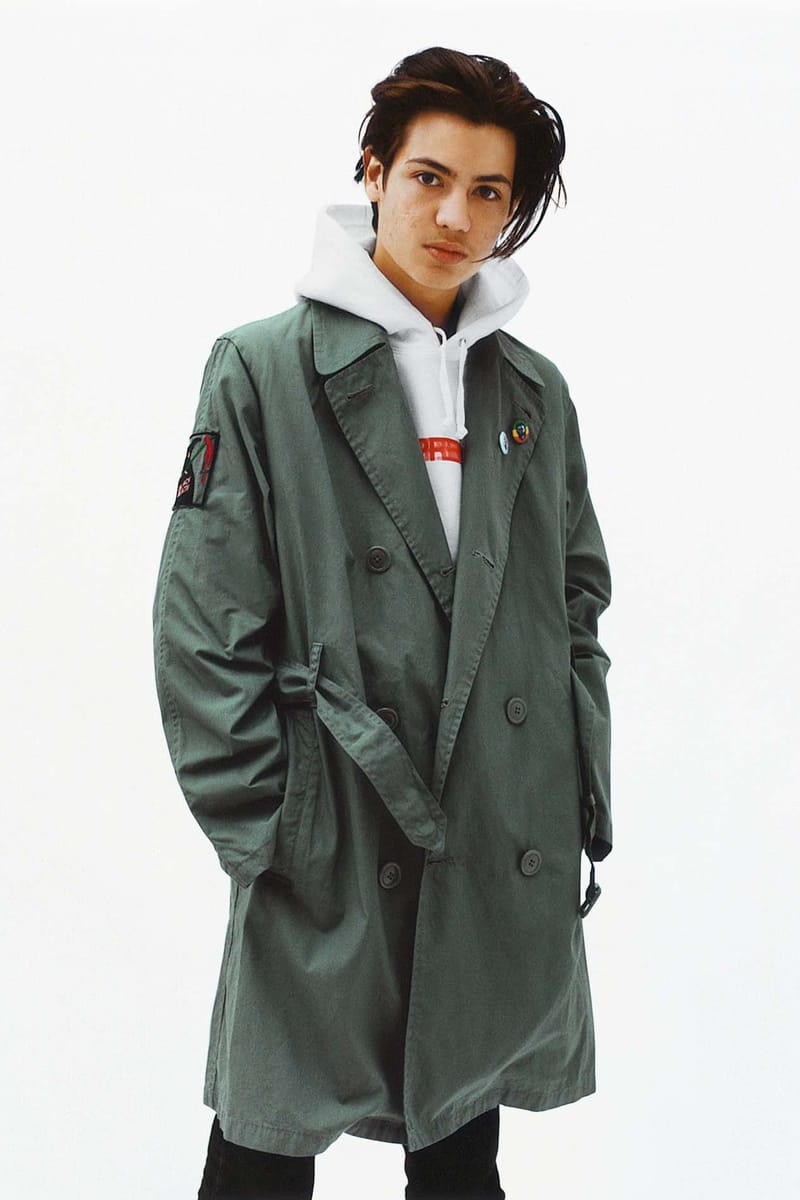 Supreme cheap trench coat