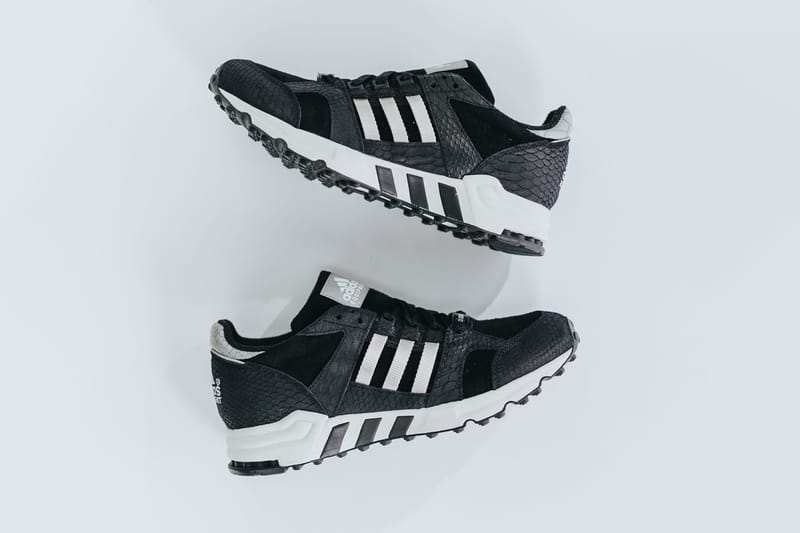 adidas EQT Running Cushion Black Metallic Silver Sneaker Hypebeast