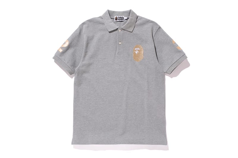 Gold 2024 bape shirt