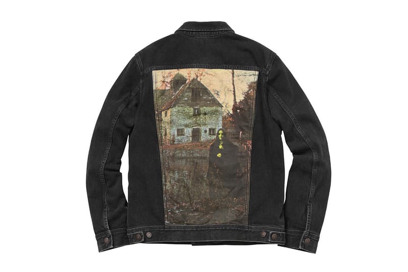 Supreme black shop sabbath jacket