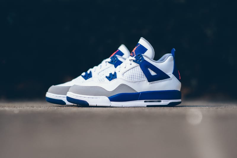 Jordan 4 cheap blue and grey