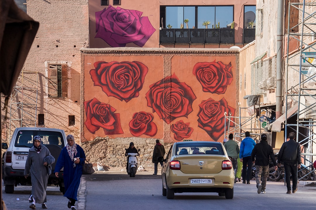 Марракешская биеннале представляет программу уличного искусства