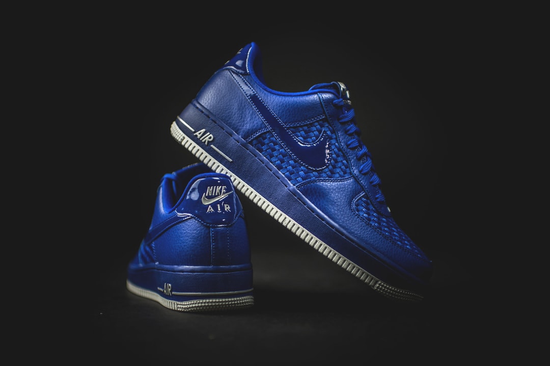 Nike Air Force 1 07 LV8 Woven Concord Blue Sneaker | Hypebeast