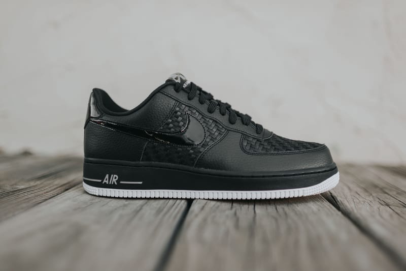 Nike Air Force 1 Low 07 LV8 Black Woven Sneaker | Hypebeast