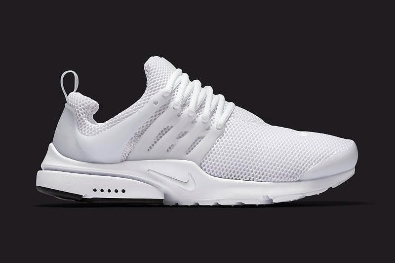 Nike presto white low best sale