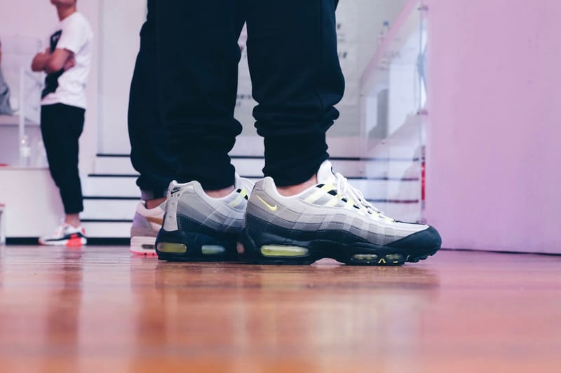 Air max 95 shop mint on feet