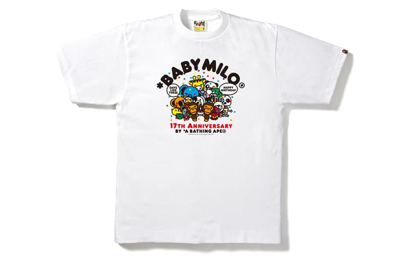 A BATHING APE BABY MILO 17th Anniversary Collection HYPEBEAST